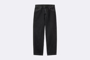 Pantalon Carhartt WIP Aaron Pant Black Stone Washed para hombre